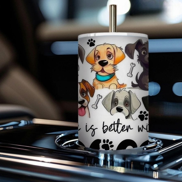 NEW SET Dog-Themed! Insulated LUNCH BAG & TUMBLER! - Picture 11 of 11
